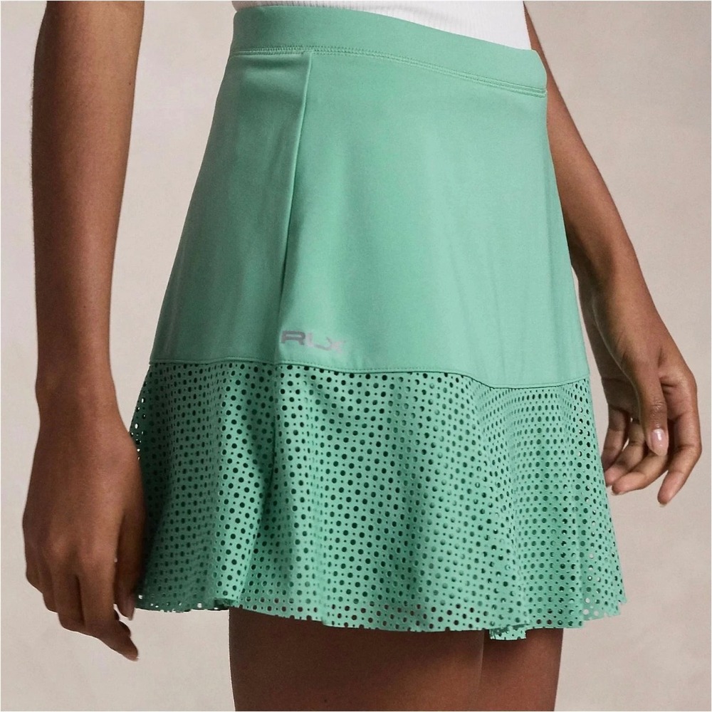 RLX Ralph Lauren Womens Size XS Skort Athleisure Green Perforated Active NEW